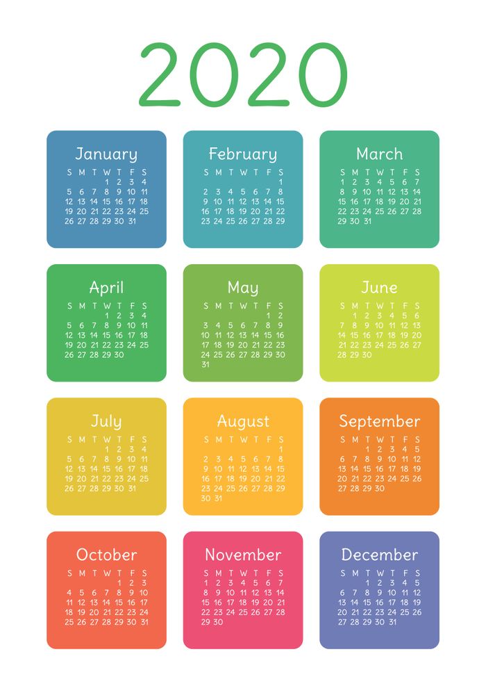 Blank Monthly Calendar Template Editable Free Download | Calendário em