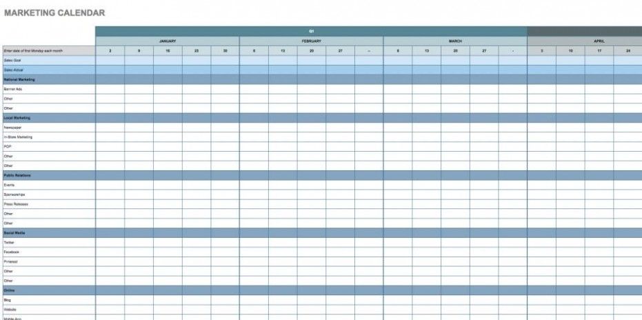 Calendar Template In Google Sheets What Makes Calendar Template In